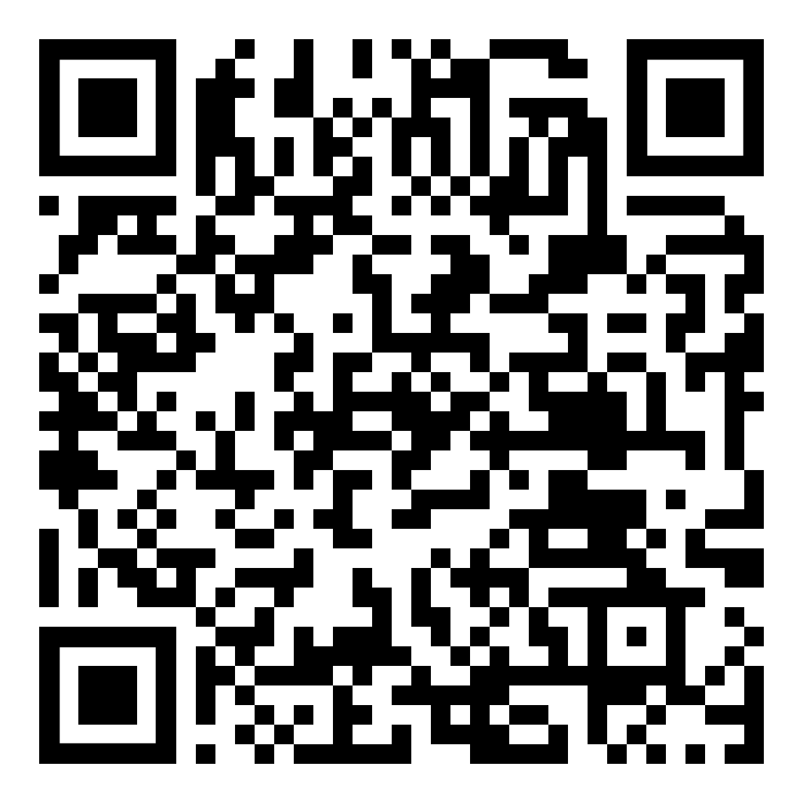 An example of a QR Code used to set-up a TOTP password.