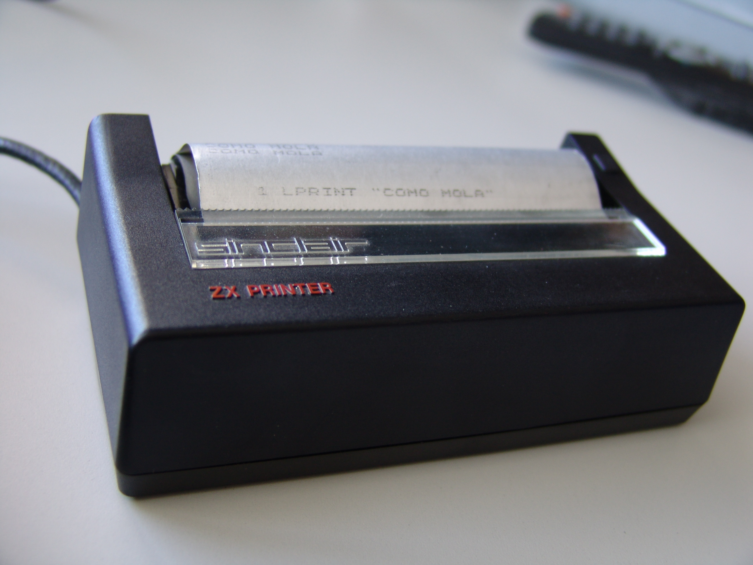 The Sinclair ZX Printer for the ZX81.