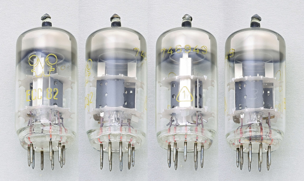 A set of four valves